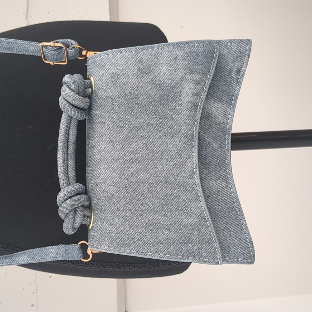 Denim Blue Mini Crossbody Bag